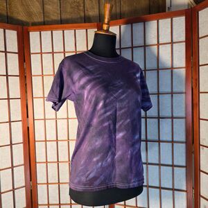 Gildan T Purple Tie Dye Size M